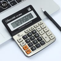 Portable Small Desktop Office Financial Calculator 8-digit Electronic Calculator with Sound Learning Office Supplies Calculators