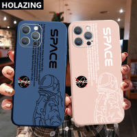 สำหรับ OPPO Reno6 Z 5G Reno 5 Pro 4 4G 3 Reno2 Z F เคสโทรศัพท์แบบน่ารักการ์ตูน Space Man นักบินอวกาศ Stick เลนส์กล้องป้องกันกรอบสี่เหลี่ยมขอบฝาครอบ