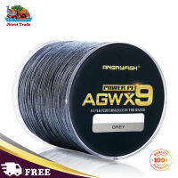 J1 Angryfish Agwx9ตกปลาแบบถักยาว500เมตรสายที่แข็งแรงมากทนทานต่อการฉีกขาดระยะการหล่อที่ดีเยี่ยมสำหรับผู้ที่ชื่นชอบการตกปลา