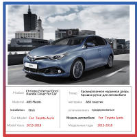 ABS โครเมี่ยมมือจับประตูปกตัดชุดสำหรับโตโยต้า AURIS E180 hatchback (AU) Scion IM 2013 ~ 2018อุปกรณ์เสริมในรถยนต์จัดแต่งทรงผม2014