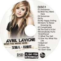 Selected Avril Lavigne/Avril CD album songs pop songs car CD.