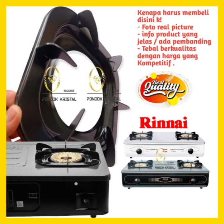 Tatakan KOMPOR Gas Model Rinnai RINAI Kaki 6 BGX TEBAL kualitas PREMIUM  Nampan Dudukan Tungku Tangkringan - RI 602 BGX - RI 602 A - RI 603 E - RI  712 BGX -