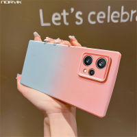 NORVIK ปลอกกันกระแทกสำหรับ Realme 9 Pro,N23-D1เคสซิลิโคนนิ่มสีลูกกวาดแบบเคสโทรศัพท์ไล่ระดับสีแฟชั่น