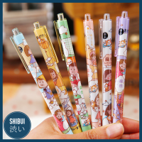 SHIBUITH ปากกาลูกลื่น Salt Mochi แบบกด ปากกาลายการ์ตูน น่ารัก ปากกาดำ ขนาด 0.5 mm คละแบบ ราคาถูก