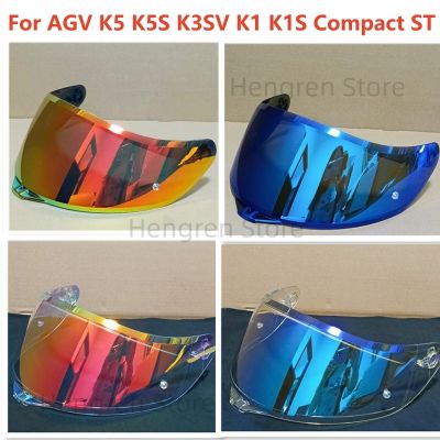❁►♣ For AGV K5 K5S K5-S K3SV K1 K1S Compact ST Motorcycle Helmet Visor Lens Shield Glasses Full face Pin Accesorios Para Moto Casque