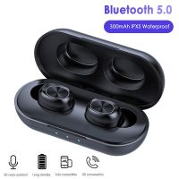 【NEW】 5.0บลูทูธไร้สายหูฟังการควบคุมแบบสัมผัสกันน้ำหูฟัง9D สเตอริโอเพลงหูฟังหูฟัง2020