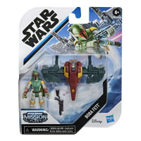 Star Wars Mission Fleet Gear Class Boba Fett Capture in the Clouds 2.5-Inch-Scale Figure and Vehicle Nach 30ex หุ่น ฟิกเกอร์ โบบา เฟทท์ สตาร์ วอร์ ของแท้