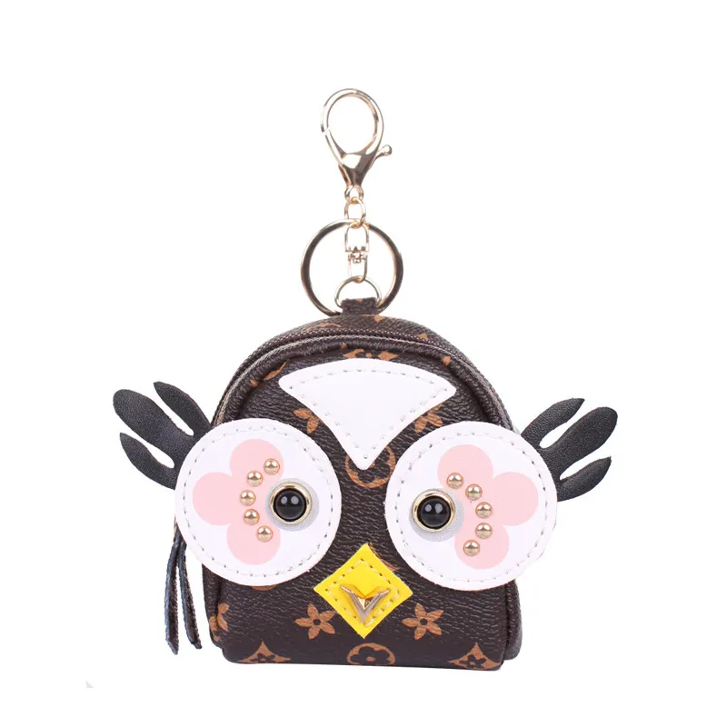 Cute Owl Mini Purse Coin Lipstick Holder Air pod Bag Tiktok Ins