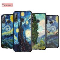 Van Gogh Oil Art เคสโทรศัพท์ป้องกันการตกสำหรับ Huawei P30,P20 P40 Lite E Pro Smart Z Plus ฝาหลัง P9 Lite 2019