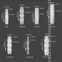 10ชิ้น1.6 ~ 6.4มิลลิเมตรพลาสติก Pp ขั้วต่อตรงท่อน้ำสำหรับรดน้ำในสวน Jiont ปั๊มลมพิพิธภัณฑ์สัตว์น้ำข้อต่อเครื่องเติมอากาศท่อเจดีย์