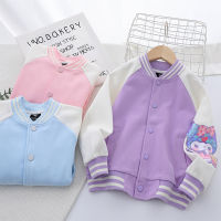 Girly Heart Kawaii อะนิเมะ Cinnamoroll My Melody Coat การ์ตูนน่ารัก Kuromi เด็กเสื้อแขนยาวเสื้อผ้าเด็กน่ารัก Toys