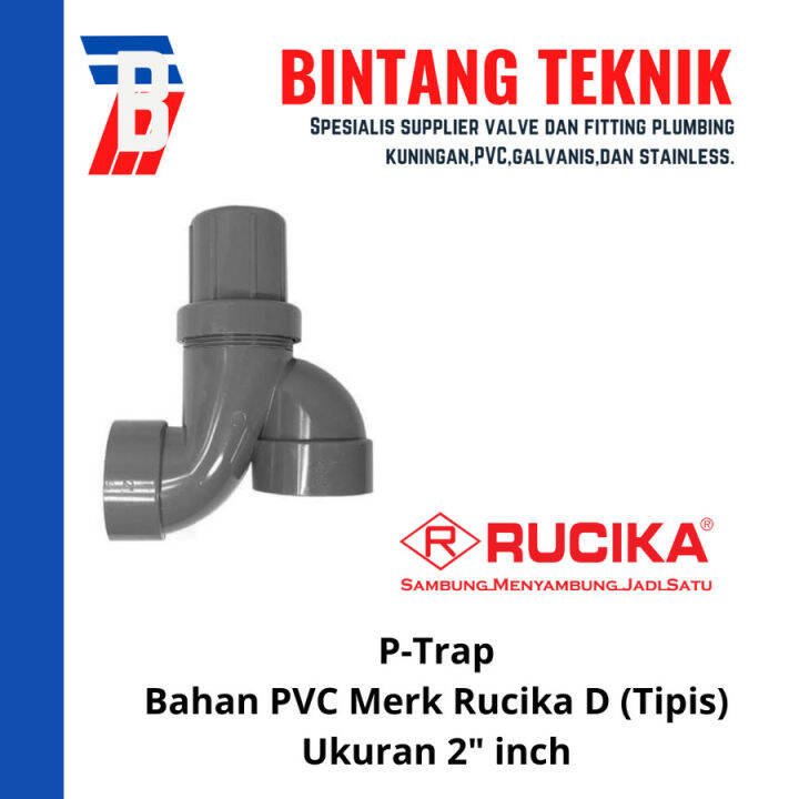 PTrap 2" inch PVC Rucika D Lazada Indonesia