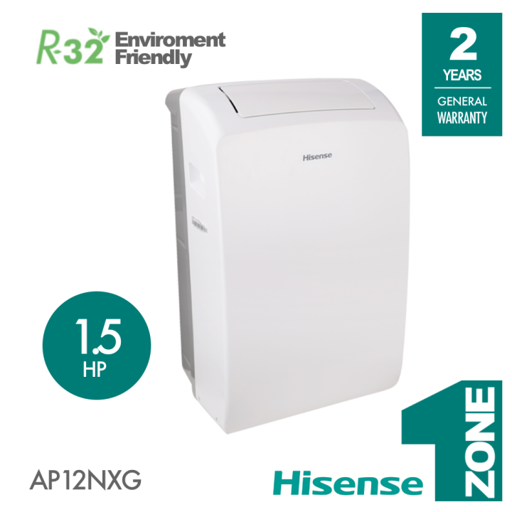 Hisense 15hp Portable Aircond R32 Air Conditioner Model Ap12nxg Lazada 6294