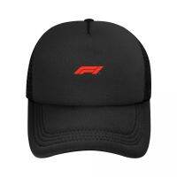 Formula 1 Mens Mesh Back Structured Low Crown Snapback Adjustable Fit Cap