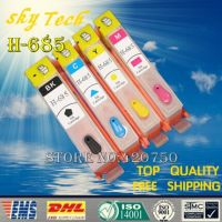 4pk ชุดตลับหมึกว่างเปล่าเติมได้สำหรับ Hp685xl H-685 Xl สูทสำหรับ Hp 3525 4615 4625 5525 6520 6525ฯลฯกับชิป Arc