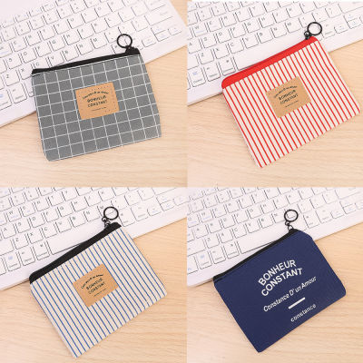 Dompet Koin กรณีกุญแจหูฟังมีซิป Dompet Koin ขนาดเล็กลายการ์ตูนน่ารัก