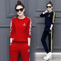 COD DSFGERRTYTRRE 2 PCS Korean Fashion Casual Womens Set Wear Women Tracksuit Top and Bottom Suit