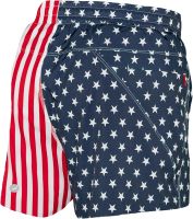 Meripex Apparel Mens Freeballer 6" American Flag Gym Shorts