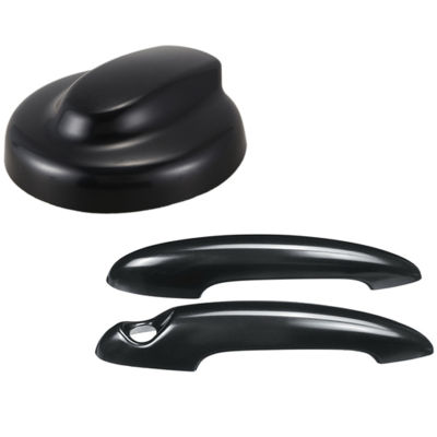 Door Handle Cover for S R50 R53 R56,Black Fuel Tank Cap Cover For Mini Gen 2 R56 for Coope