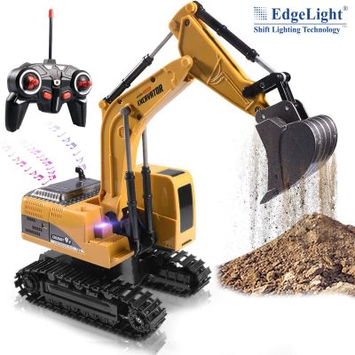 1:24 RC Excavator Dumper Car Remote Control Engineering Sand Digger Construction Vehicle Toy RC Excavator Toy Cars for Kids