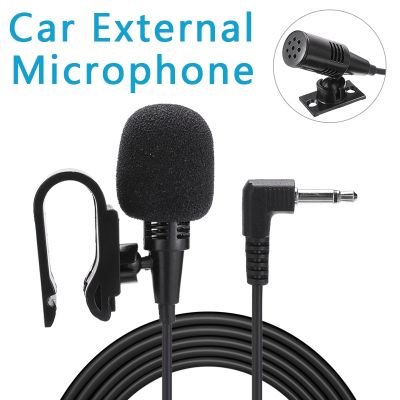 For SONY JVC PIONEER 1pc Professional Car Audio Microphone 3.5mm Jack Plug Mic Stereo Mini Wired External Microphone Pohiks