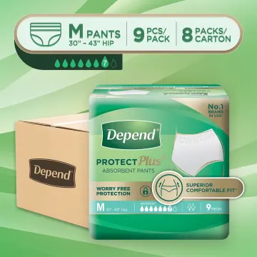 Depend Protect Plus Pants - L - Case