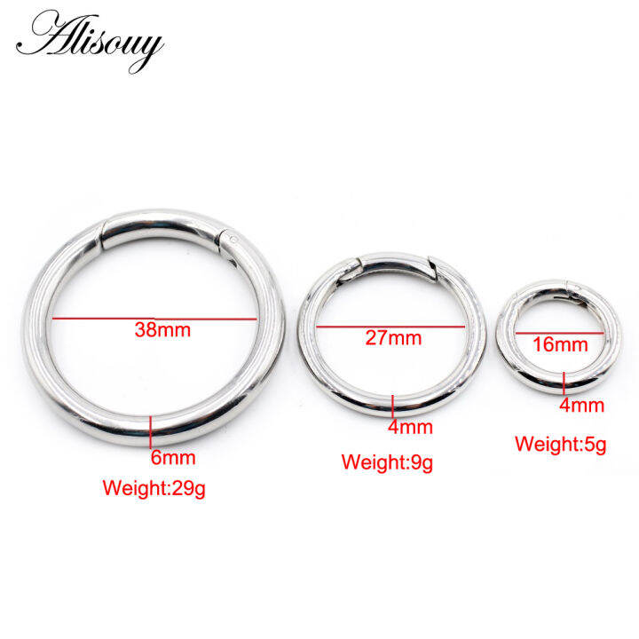 alisouy-1pc-สแตนเลสรอบวงกลมหูน้ำหนัก-heavy-expander-stretcher-ปลั๊กเครื่องวัด-hoop-ต่างหู-body-piercing-เครื่องประดับ