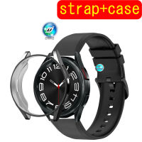 เคส Samsung Galaxy Watch 6 Classic เคส เคสป้องกัน สายซิลิโคน สายนาฬิกา Samsung Galaxy Watch 6 Classic สาย สายรัดข้อมือ กีฬา Samsung Galaxy Watch 6 Classic สาย