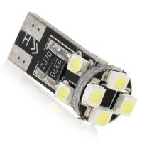 【สินค้าใหม่】ไฟข้างหลอดไฟ12V สำหรับรถยนต์ T10แคนบัส8SMD ไฟ LED ไม่มีข้อผิดพลาด3528 1210