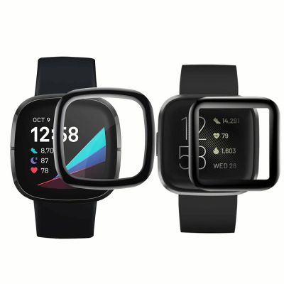 3D Curved Soft Edge Clear Protective Film For Fitbit Versa 4/3/Sense 2 Smart Watch Versa4 Versa3 Screen Protector Full Cover