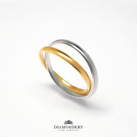 แหวนทองแท้ อิตาลี Double Gold Ring ( Ring )