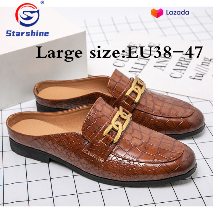2022 Genuine Leather Men Shoes Summer New Large Size Men S Sandals Men  Sandals Fashion Sandals Slippers Big Size 38-47