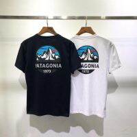 2023ใหม่ (พร้อมสต็อก) ฤดูร้อนใหม่ PATAGONIA Patagonia Snow Mountain Ins ระเบิดคู่แขนสั้น T-Shir