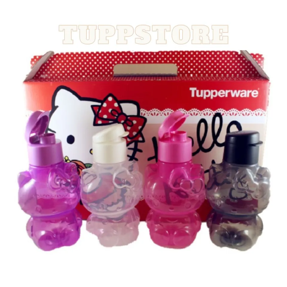 Tupperware Tuppy Mummy - Hello Kitty Bottle (Black) 450ml - Limited  Edition. Flip top. BPA Free Ready stock. 1 pcs left. #tupperware  #tupperwaresingapore #tupperwaresg