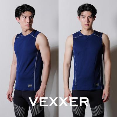 Vexxer Running Tanktop X01 – สีกรม เสื้อกีฬา แขนกุด เสื้อยืด เสื้อวิ่ง ออกกำลังกาย