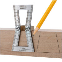 Woodworking Ruler Stainless Steel Dovetail Gauge Woodworking Tool Dovetail Wood Marking Connection Ruler Woodworking Gauges