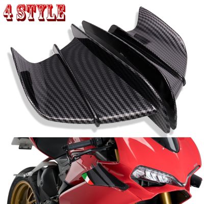 Motorcycle Winglet Aerodynamic Wing Kit Spoiler For Ducati 899 959 1198 1198S 1199 1299 Panigale V4 V4S V4R V2 Supersport S