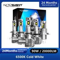 Novsight N62 H7 LED Headlight For Car H4 LED H11 9005 HB3 9006 HB4 6500K 20000LM 90W 12V LED Auto Headlamp Fog Light Bulbs Bulbs  LEDs  HIDs