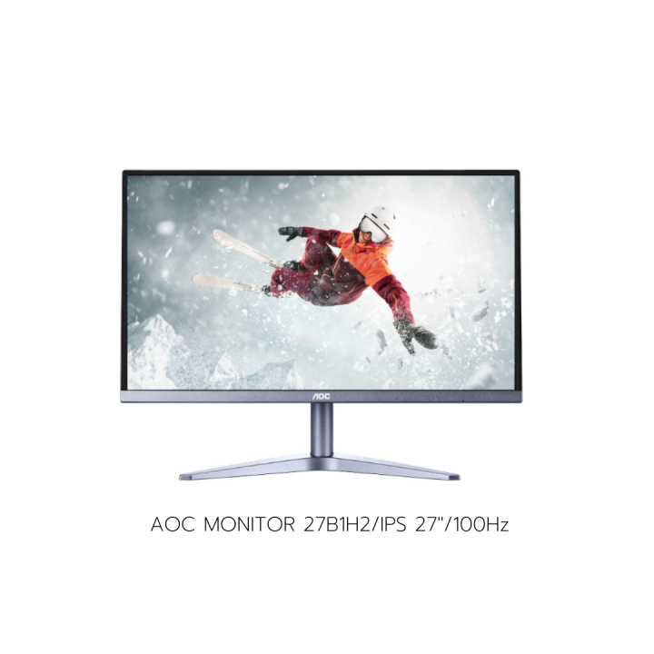 จอคอมพิวเตอร์-จอมอนิเตอร์-monitor-aoc-27b1h2-67-27-full-hd-100hz-ips-monitor-frameless-amp-ultra-slim-hdmi-by-utech