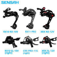 SENSAH จักรยาน MTB Deragliatori RX10 1X10 RX Pro 11 XRX ความเร็ว1X12ทริกเกอร์ Shifter Deragliatori Posteriori 10/11/12S ต่อ M6000 M8000 M9100