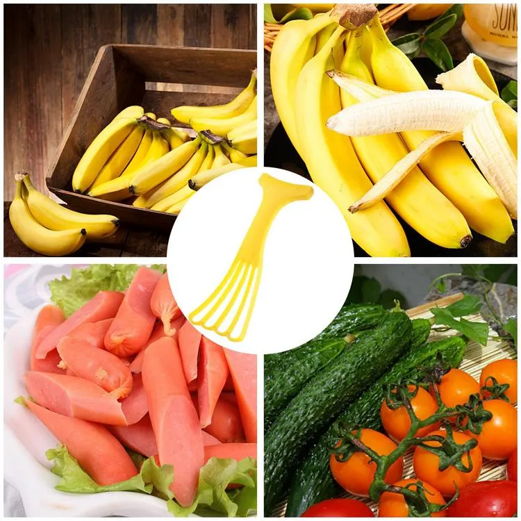 Fruit Cutter Yellow Banana Slicer Green Cut Sausage Multi Slicer