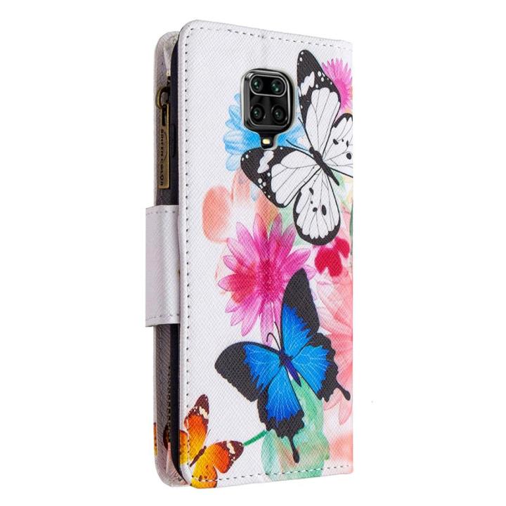 for-xiaomi-redmi-note-12-11s-11-10s-9-9s-8t-8-10-pro-painted-pattern-leather-case-zipper-wallet-bag-card-holder-phone-cover