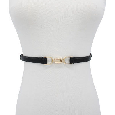 T-shirt womens belt accessories white versatile non perforated belt thin belt womens skirt decorative dress fashion  BRQW