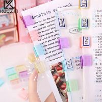 Paperclip Mini Color Paper Clip Candy Transparent Metal Documents Bookmarks File Index Page Holder Clamp Office School 5pcs