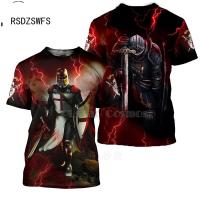 TEXPLstar Cosmos All Over Printed Knights Templar 3d t shirts tshirt tees Winter autumn funny Harajuku short sleeve streetwear-7