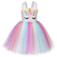 Pas Sequins Girls Unicorn Dress with Wings Headband Outfit Toddler Baby Girl Unicorns Costumes for Halloween Birthday Dresses