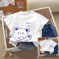 New 0-7 Years Round Neck T-shirt For kids Short Sleeve T-Shirt Boys Girls Summer Fashion Simplicity Cartoon Smiling Face Printed T-Shirt childrens 100% Cotton T-Shirt Children Short Sleeves Baby Cotton Tees Tops Summer Clothes Boys Kids T-Shirt Tops Ln06