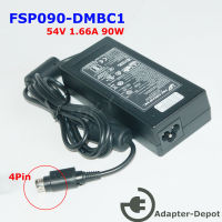 อะแดปเตอร์แปลงไฟ54V 1.66A 90W สำหรับ FSP ZYXEL GS1900-8HP S1900-8hp 48HP ลิงค์ซิส LGS308P LGS116P-AP SF302-08PP SG300-10PP ของแท้ FSP090-DMBC1อะแดปเตอร์4Pin