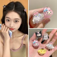 [Shine Girl] กิ๊ฟติดผม MODE Korea INS ตัวการ์ตูนน่ารักใหม่ Sanrio Cinnamoroll Melody Kuromi Purin Pochacco Hairpin สำหรับหญิงสาวเครื่องประดับผม ETFJ0072