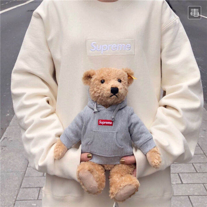 Supreme joint teddy bear doll tide brand sweater bear doll BOGO